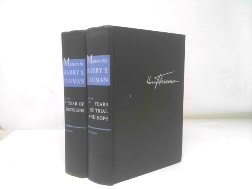 Memoirs By Harry S. Truman 2 Volume Set(years of Decisions