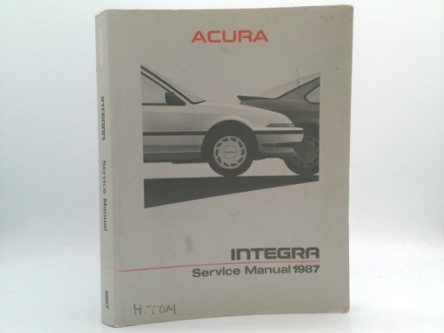 Acura Integra Service Manual 1987