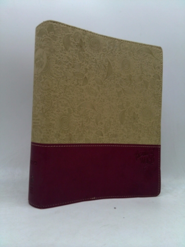KJV, Beautiful Word Bible, Leathersoft, Tan/Pink, Red Letter Edition: 500 Full-Color Illustrated Verses
