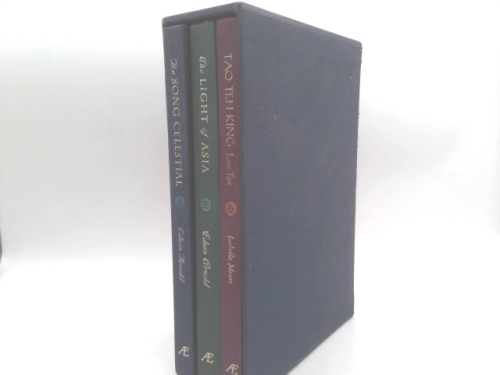 TAO TEH KING THE SONG CELESTIAL THE LIGHT OF ASIA THREE VOLUMES