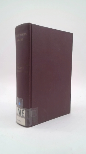 Maine wills: 1640-1760