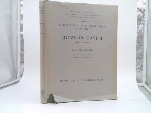 Qumran Cave 4 - I (4Q158 - 4Q186) Discoveries in the Judaean Desert of Jordan - V