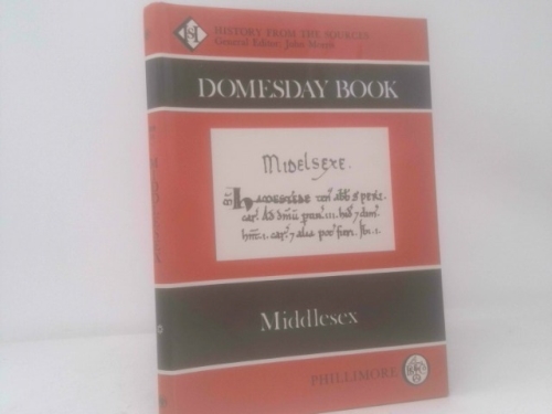 The Domesday Book: Middlesex (Domesday Books (Phillimore))