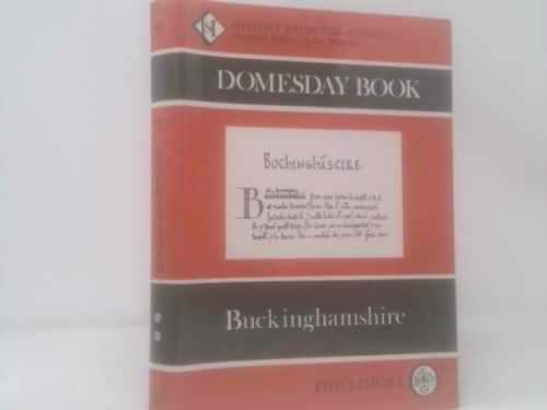 Buckinghamshire (Domesday Books (Phillimore))