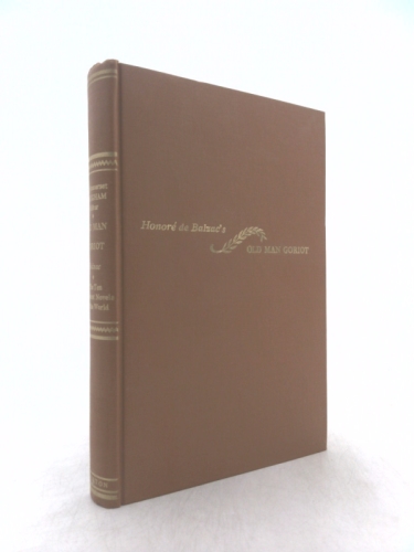 Honore De Balzac's Old Man Goriot