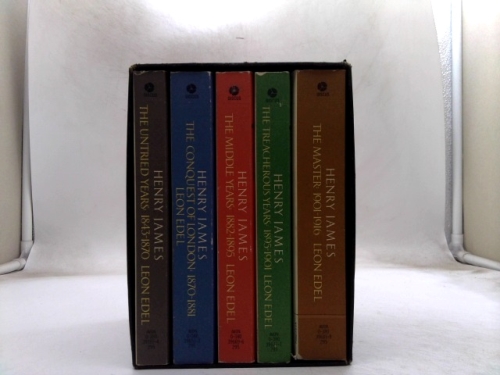 Henry James. Five volumes complete. The Untried Years: 1843-1870, The Conquest of London: 1870-1881, The Middle Years: 1882-1895, The Treacherous Years: 1895-1901, The Master: 1901-1916.