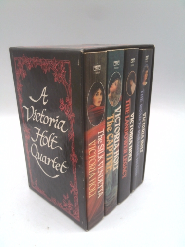 A Victoria Holt Quartet - 4 Books - The Silk Vendetta - The Captive - The Landower Legacy - The Road to Paradise Island