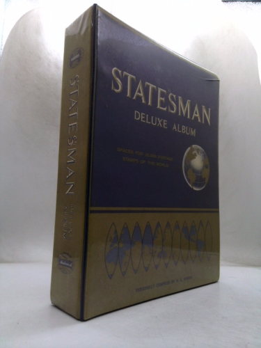 STATESMAN DELUXE STAMP ALBUM--1979 ED. Book Cover