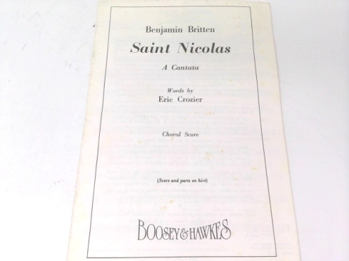 Benjamin Britten Saint Nicolas Op.42 A Cantata