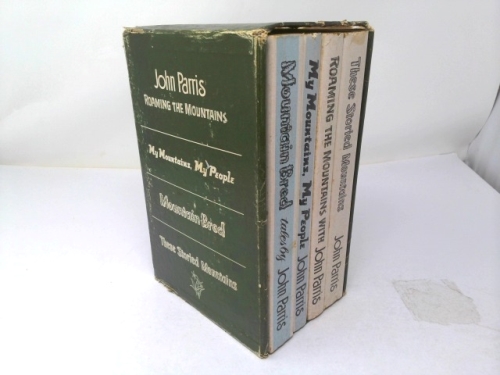 JOHN PARRIS 4 BOX SET "MOUNTAIN" SERIES: (1) These Storied Mountains (2) My Mountain My People (3) Roaming the Mountains With John Parris (4) Mountain Bred Tales by John Parris. Individually Signed by