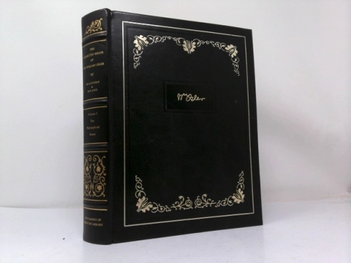The Collected Essays of Sir William Osler Volume I