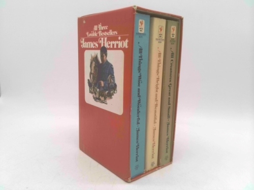 Bestsellers By James Herriot in a Box Set (All Creatures Great and Small / All Things Bright and Beautiful / All Things Wise and Wonderful) Paperback – Box set, 1981
