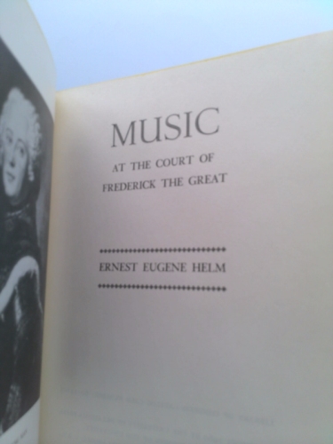Music at the Court of Frederick the Great