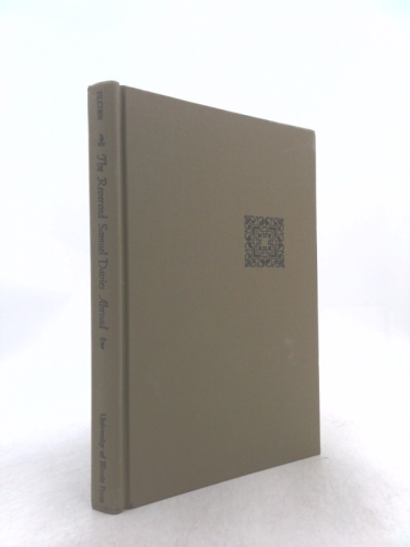REVEREND SAMUEL DAVIES ABROAD: The Diary of a Journey to England and Scotland, 1753-55