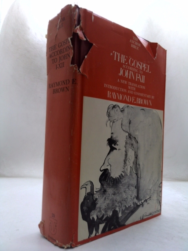 The Gospel According to John I-XII (Anchor Bible Series, Vol. 29) Book Cover