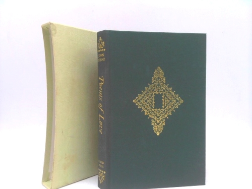 Deluxe Folio Society Poems to Love John Donne Medieval Poetry Lyrical Language