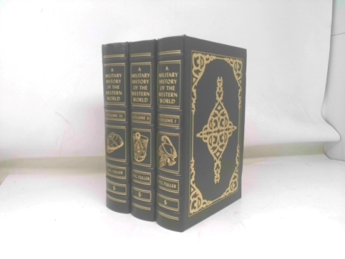 A Military History of the Western World. . Collector's Edition. Bound in Genuine Leather. Three Volume Set