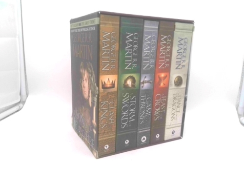 George R. R. Martin's a Game of Thrones 5-Book Boxed Set (Song of Ice and Fire Series): A Game of Thrones, a Clash of Kings, a Storm of Swords, a Feas