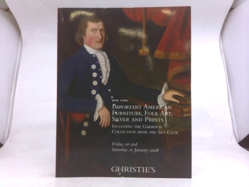 Important American furniture, folk art, silver and prints including property from the Garbisch Collection from the sky club