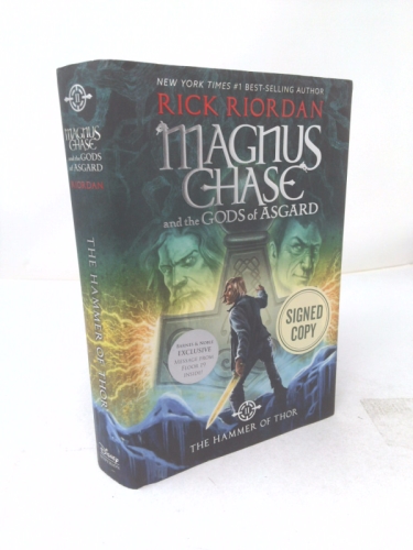 The Hammer of Thor: Magnus Chase and the Gods of Asgard, Book 2. Special Edition (ISBN 9781368000321) Issued Signed and with Exclusive Message from Floor 19. First Edition, First Printing