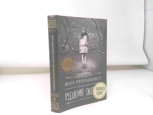 SIGNED! Hardcover Miss Peregrine's Home for Peculiar Children (Miss Peregrine's Peculiar Children) by Ransom Riggs