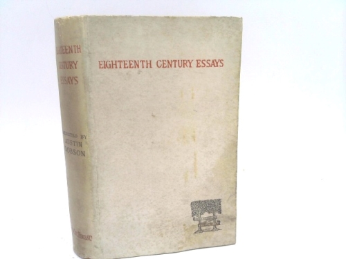 EIGHTEENTH CENTURY ESSAYS