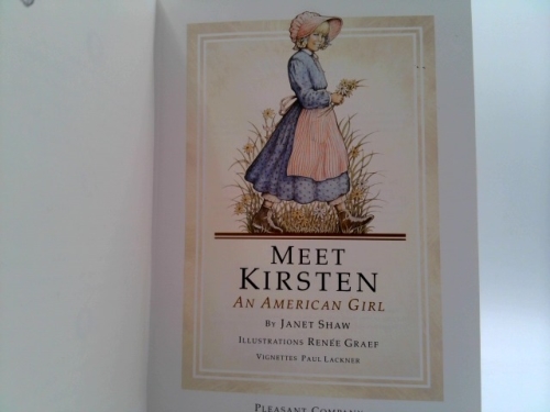 Kirsten: An American Girl : 1854