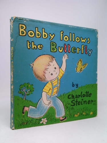 Bobby follows the butterfly