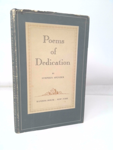 Poems of Dedication