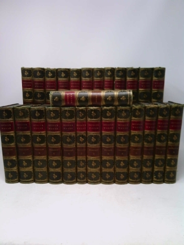Rare Set of Complete Works of Washington Irving in 26 Volumes, Putnam, New York, 1864 Edition (rare and antique books)